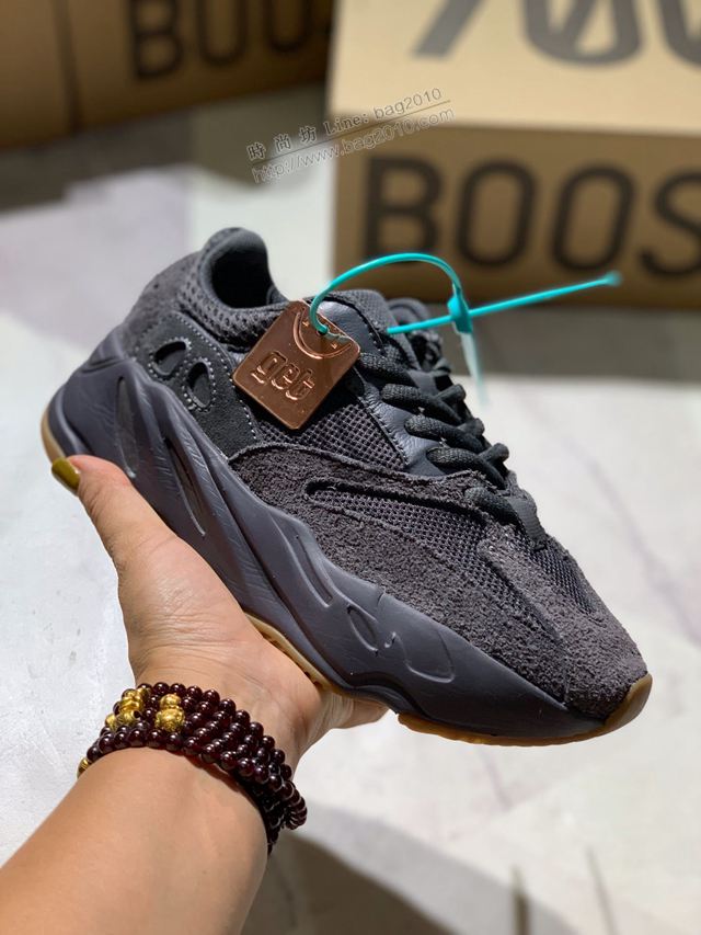 Adidas鞋 阿迪達斯真標巴斯夫真爆 侃爺椰子700 Adidas椰子鞋 男女同款  hdx13269